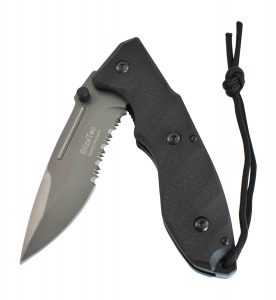 BlizeTec Titanium Folding Knife with G10 Handle